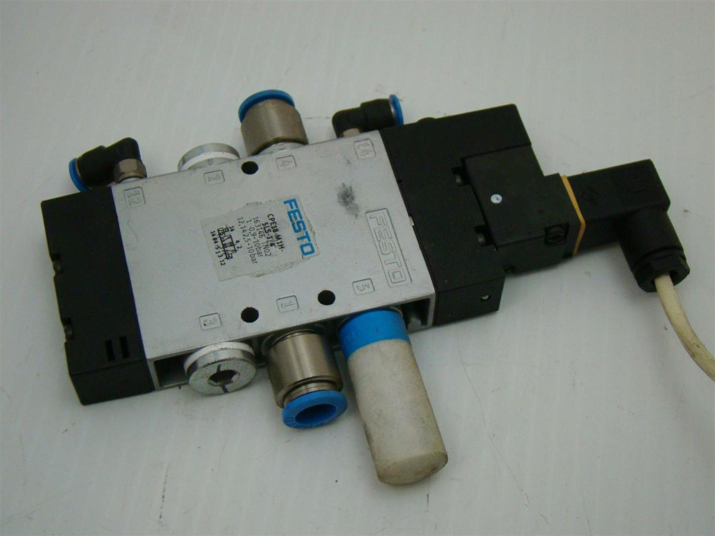Festo SOLENOID VALVE 163146 TN02 10 Bar CPE18M1H5LS1/4