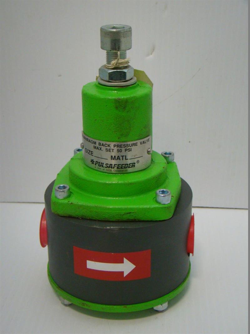Pulsafeeder Diaphragm Back Pressure Valve 50PSI W20256PVC eBay