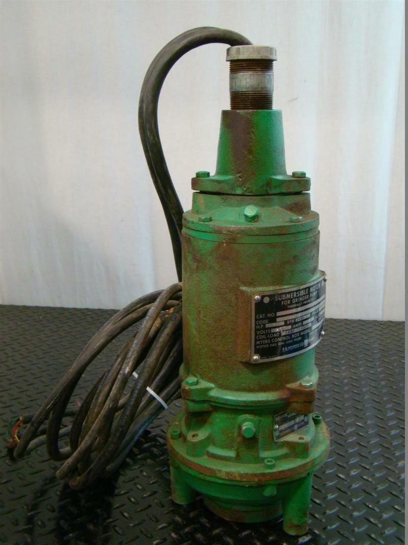 Myers 460Vac Submersible Coolant Pump H100 eBay