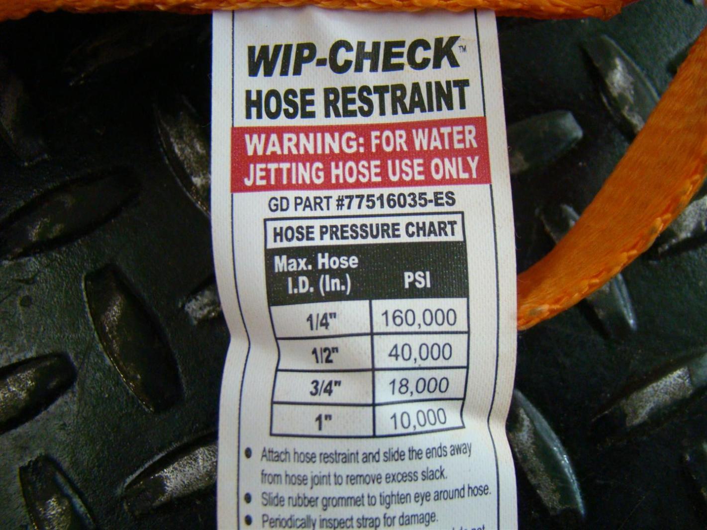 Gardner Denver Nylon WhipCheck Hose Restraint 77516035ES eBay