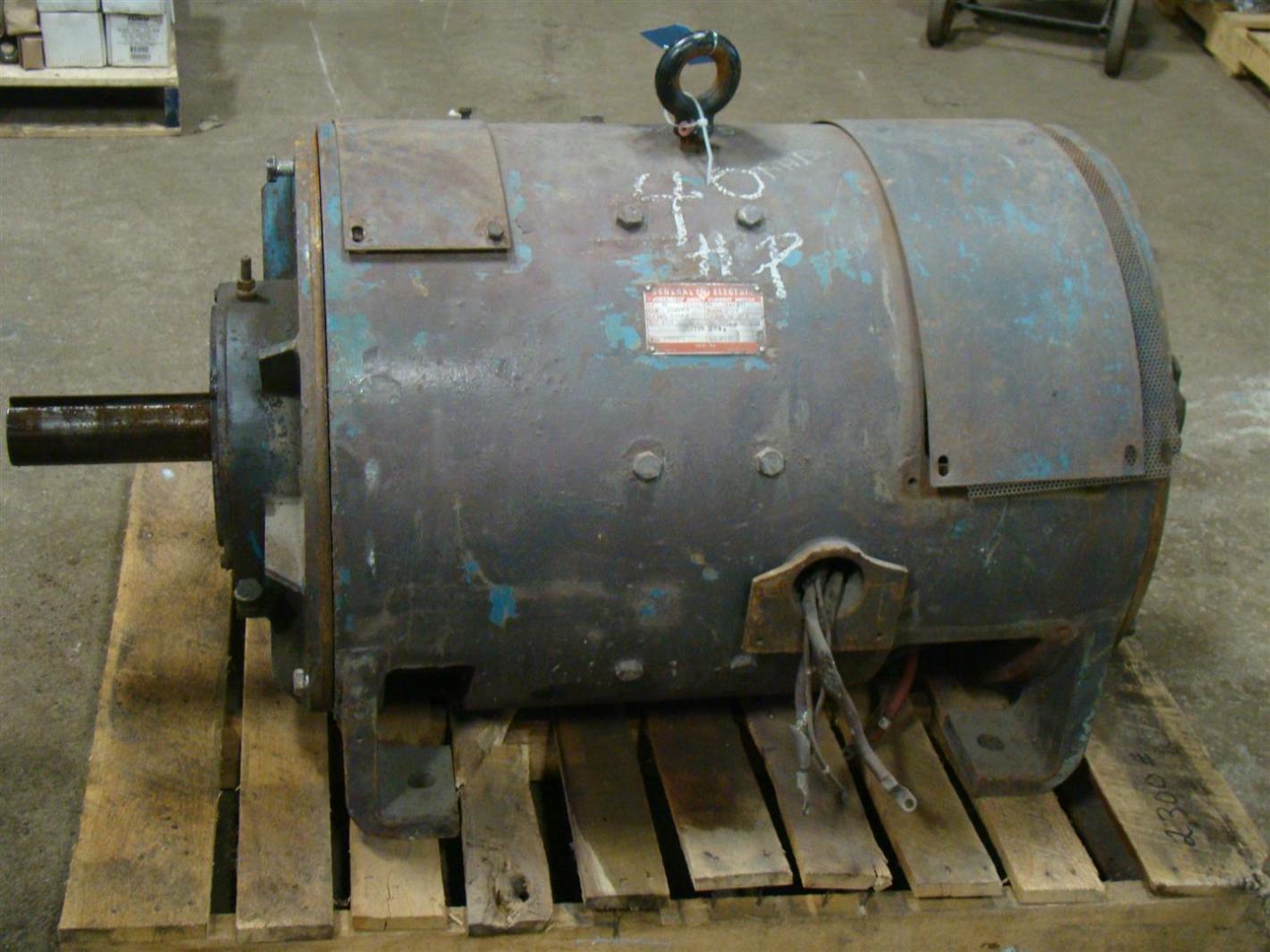 General Electric 40hp 240v Dc Shunt Wound Motor 650rpm Jc1