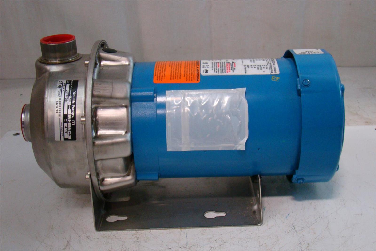 Goulds Pump NPE 1 1/4 x 1 1/26 Stainless 208230/460v 3Phase 2ST1F5E4