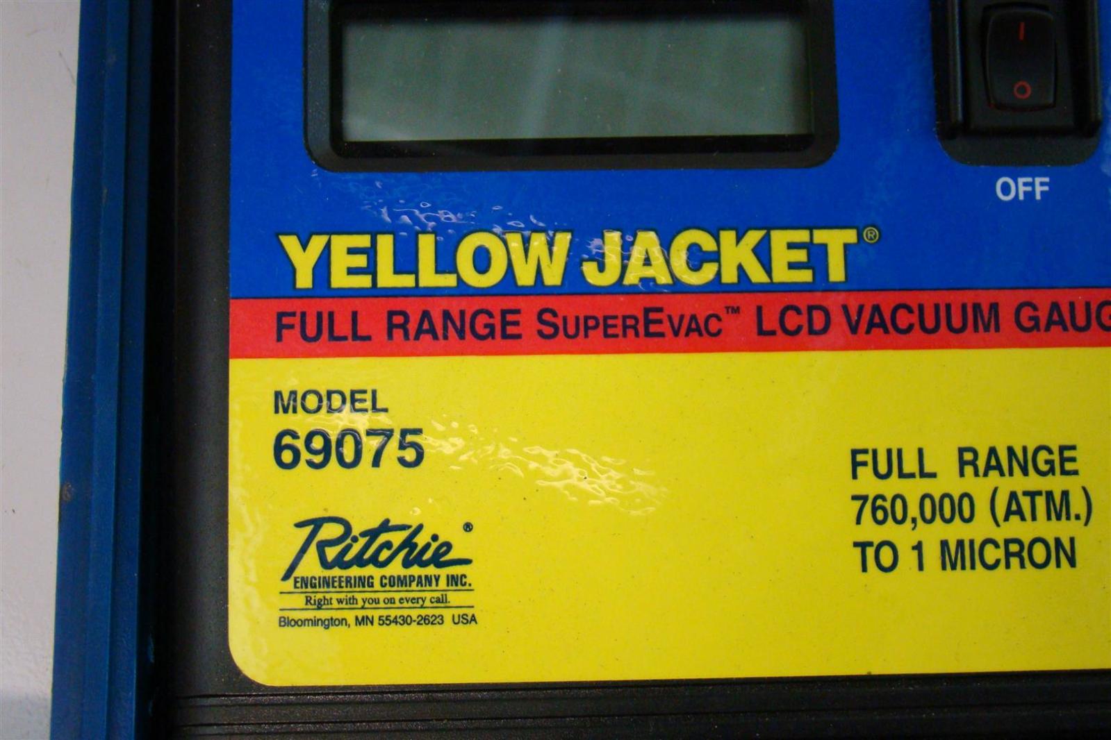 Ritchie Yellow Jacket Refrigeration Service Tool Full Range LCD Vacuum