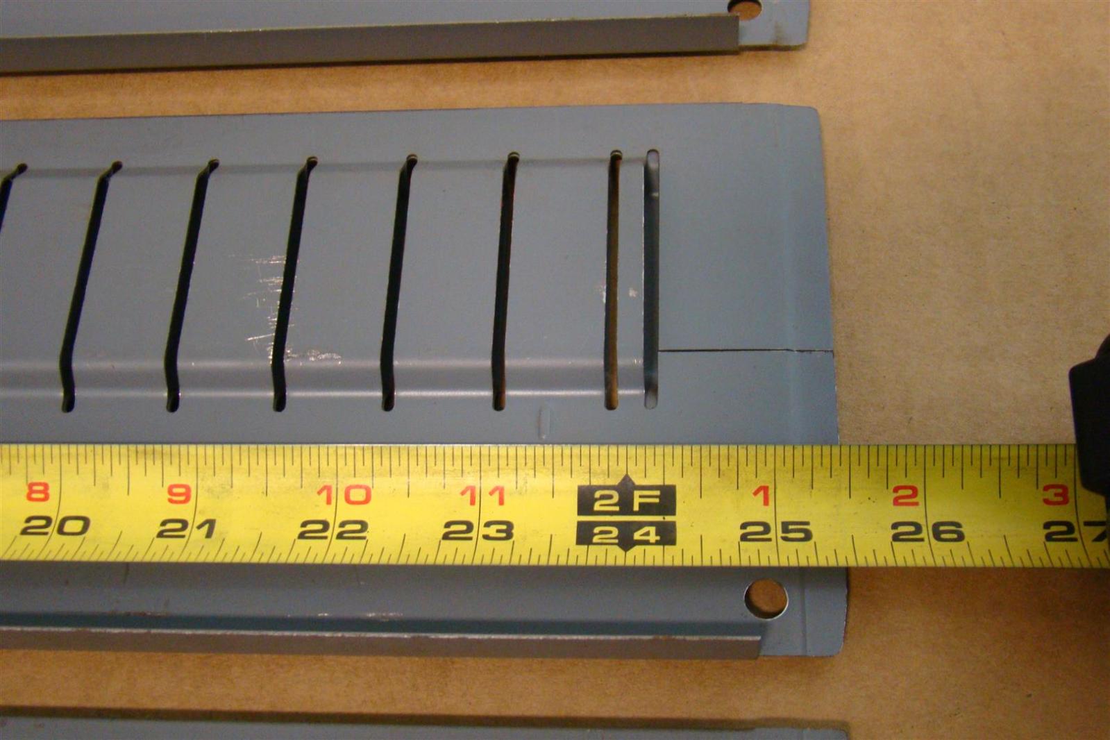 (4) Vidmar Dividers 251/2 x 47/8"