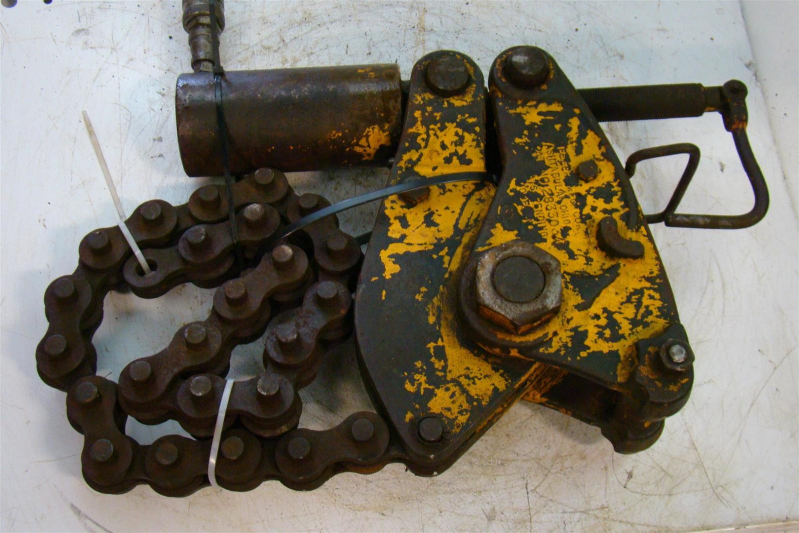 Wheeler Heavy Duty Hydraulic Pipe Cutter,Enerpac Hand Pump 2893 P39