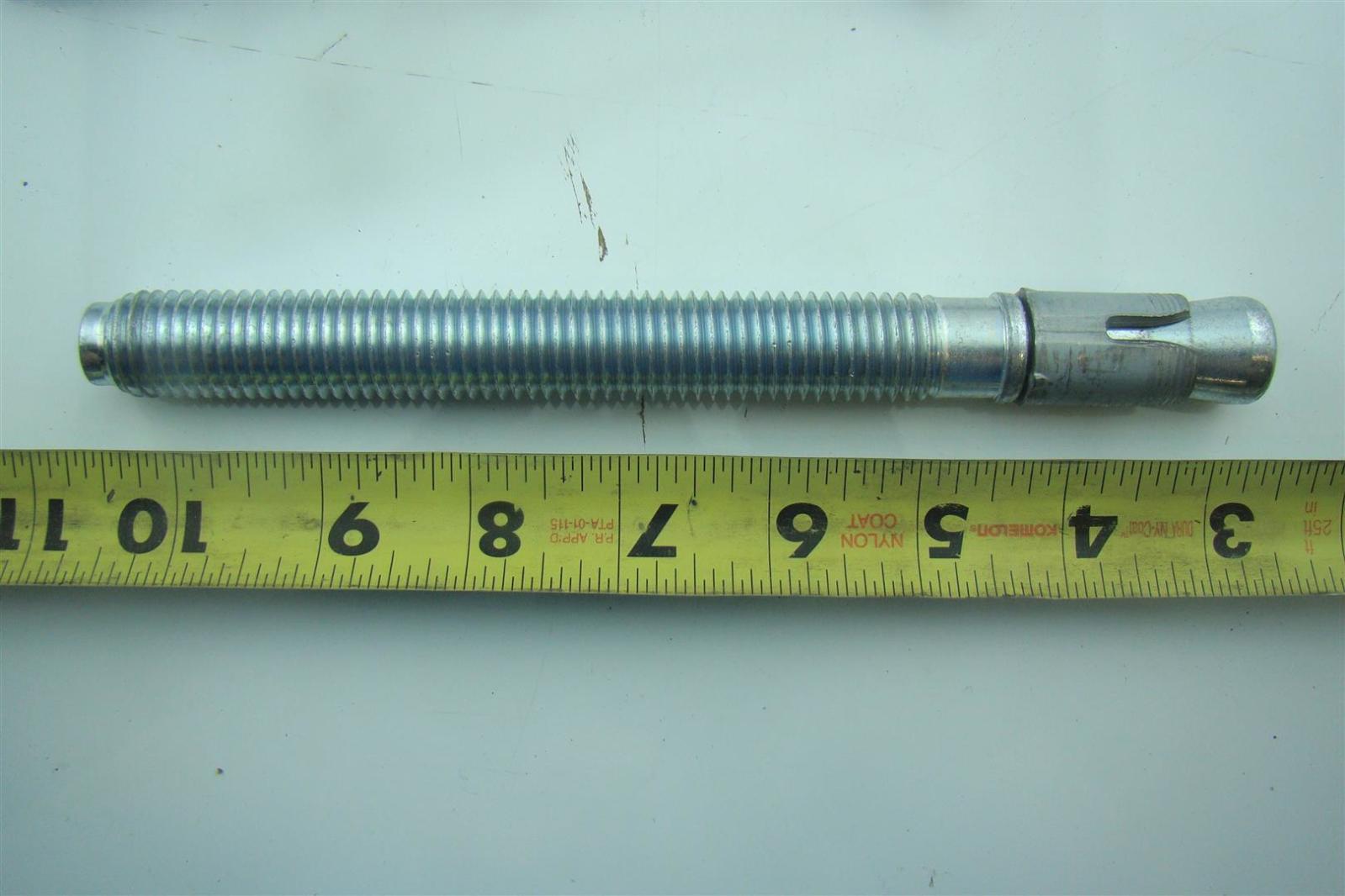 (10) Hilti 3/4 in. x 8 in. Kwik Bolt 3 Carbon Steel Expansion Anchors