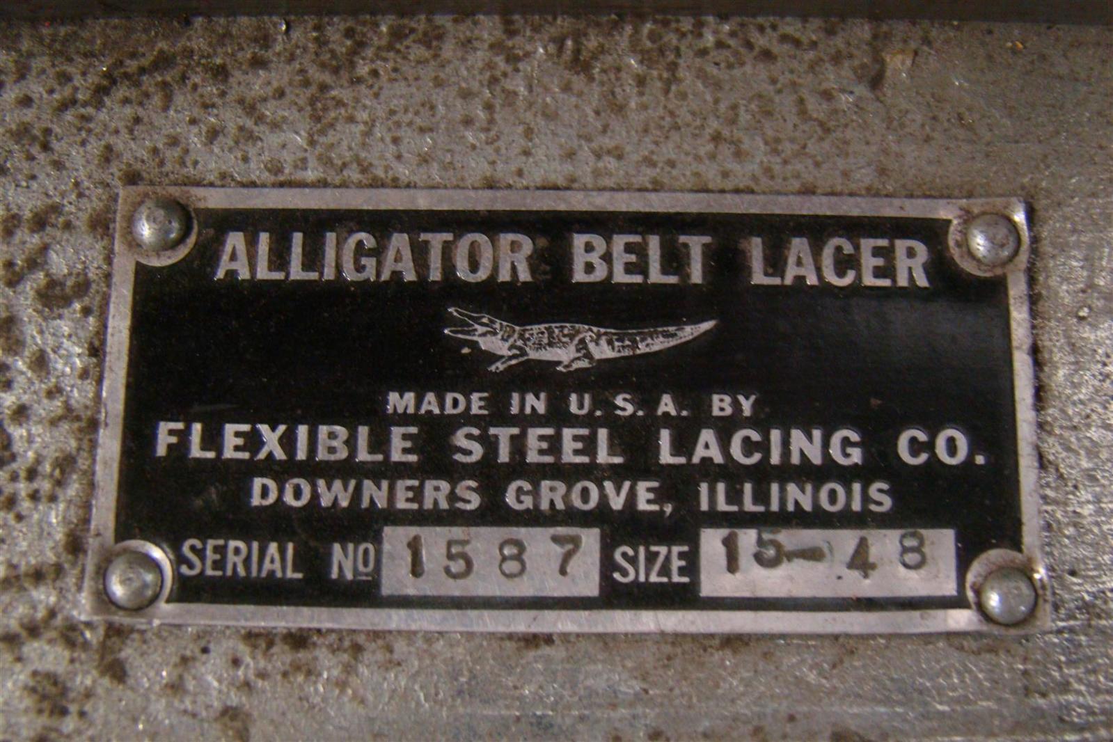 Alligator Belt Lacer Flexible Steel Lacing 1587 1548 eBay