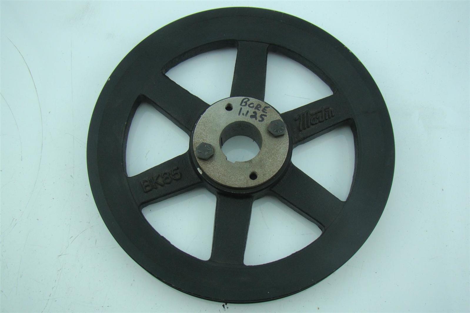 Martin 1 Groove Vbelt Pulley 1.125" bore BK85H eBay