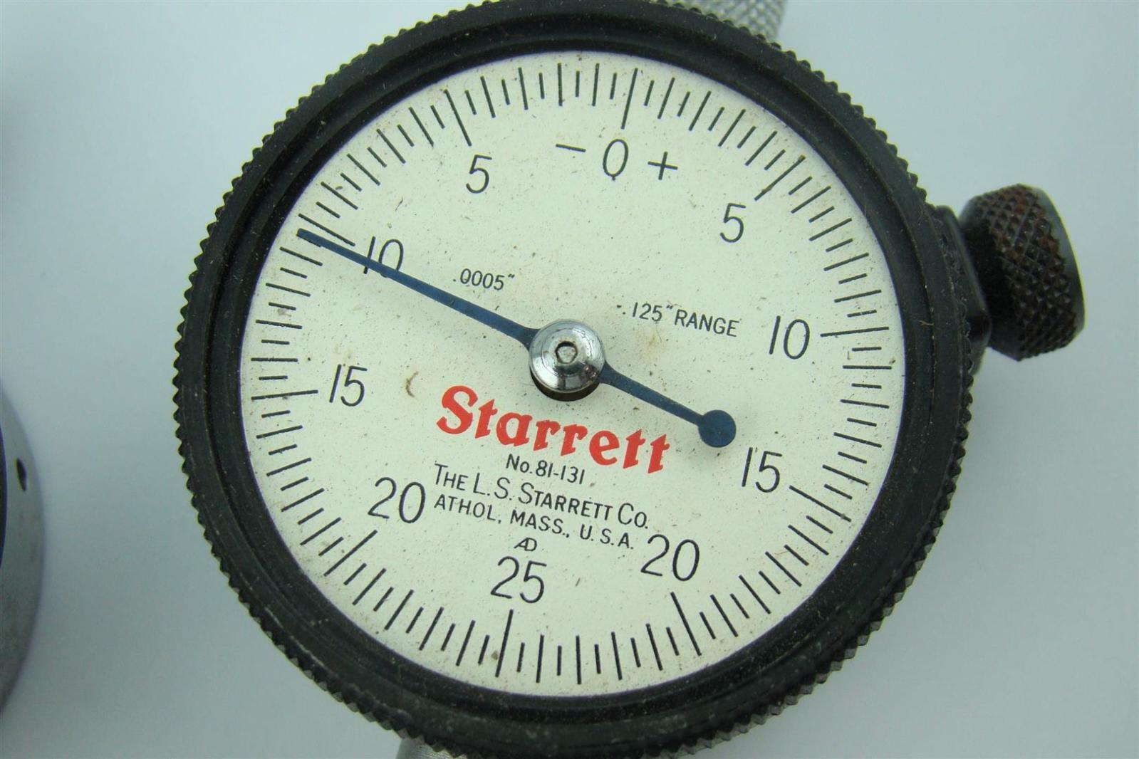 (2) Starrett Dial Indicator Gauge 81131 eBay