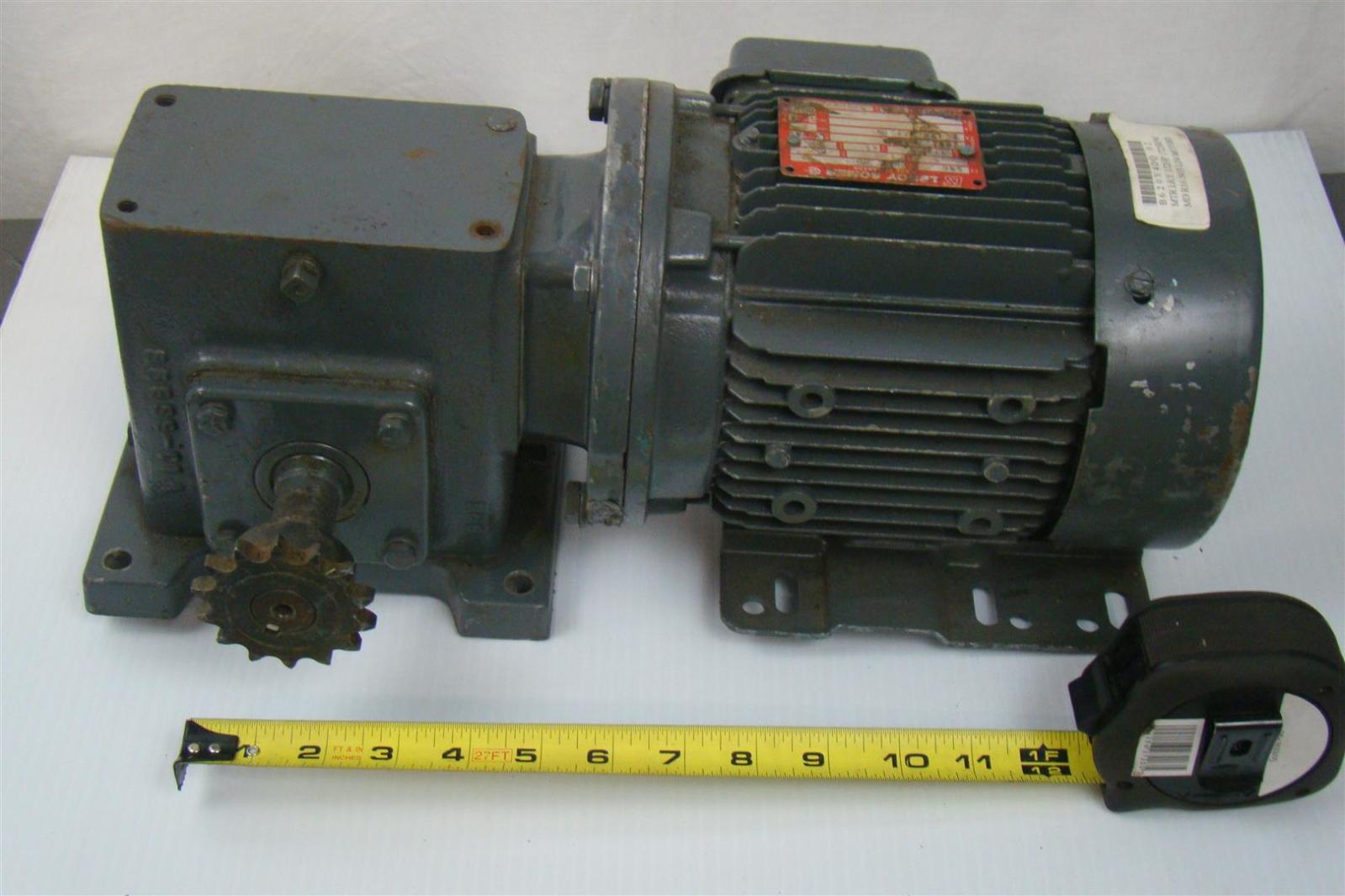 LEROY SOMER 460V 1.15A 56C FRAME .5HP 1725 RPM ELECTRIC MOTOR;Reliance