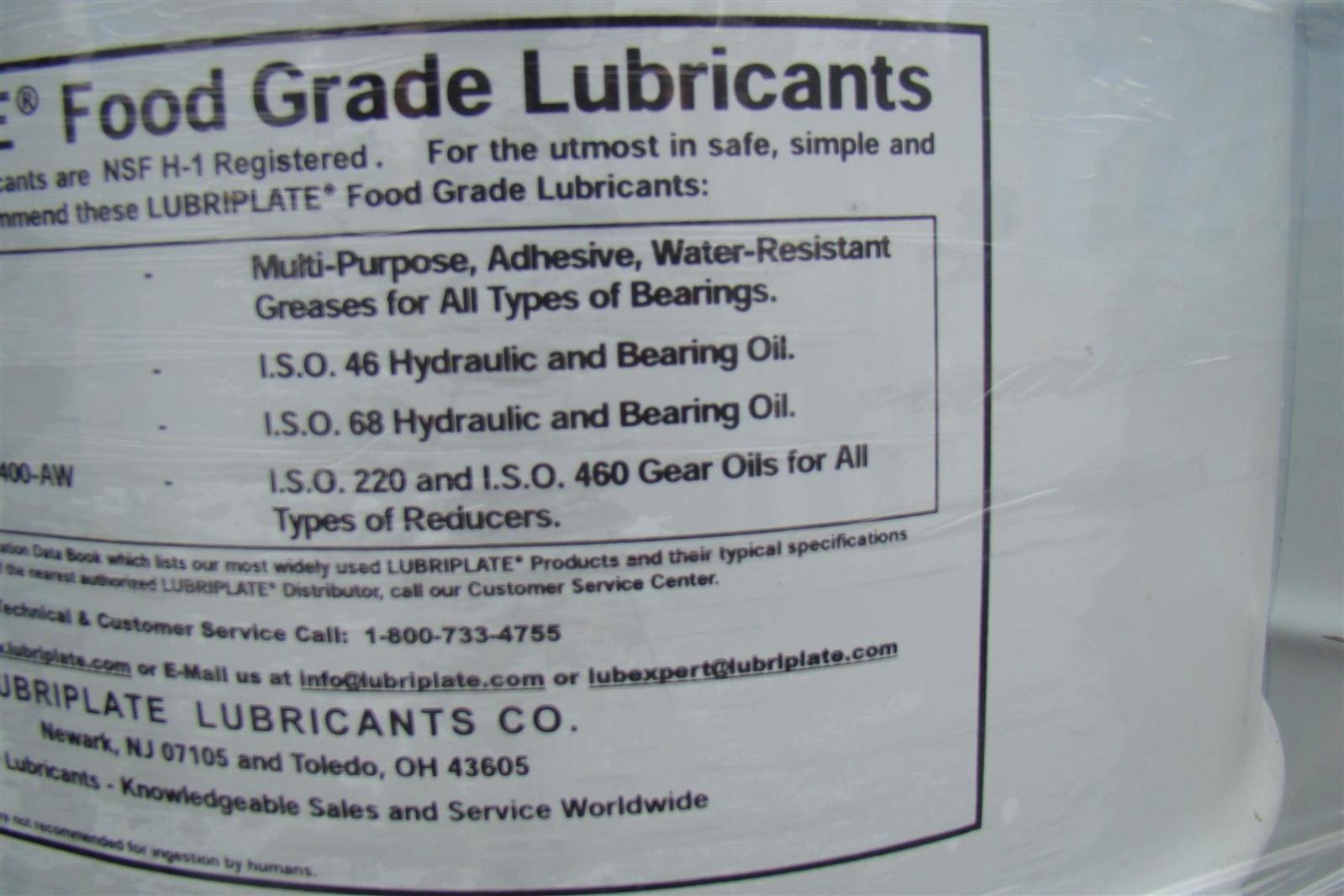 Lubriplate SFGO Ultra 7 Food Grade Synthetic Chain Lubricant 55 GAL