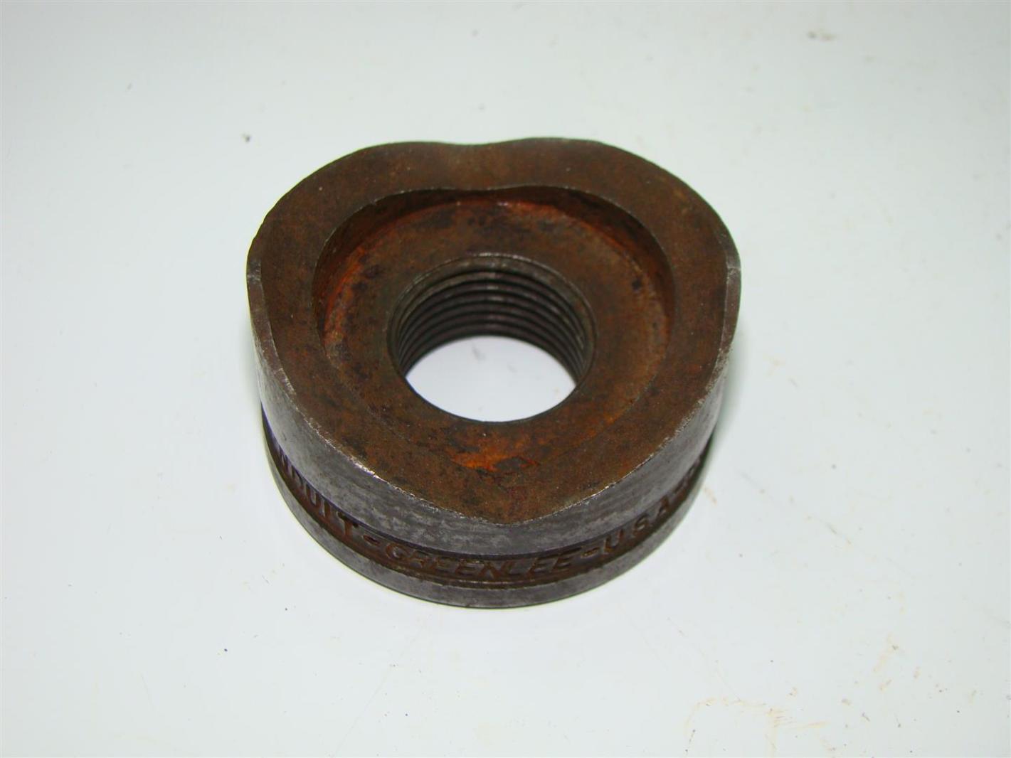 GreenleeUsa 11/4 Conduit Knockout "Punch Only" 5006974