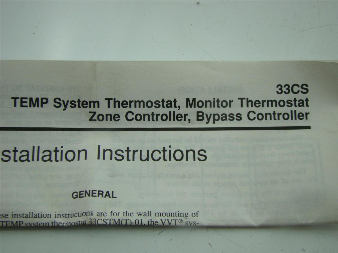 CARRIER BYPASS CONTROLLER 2V781897 TEMP SYSTEM THERMOSTAT