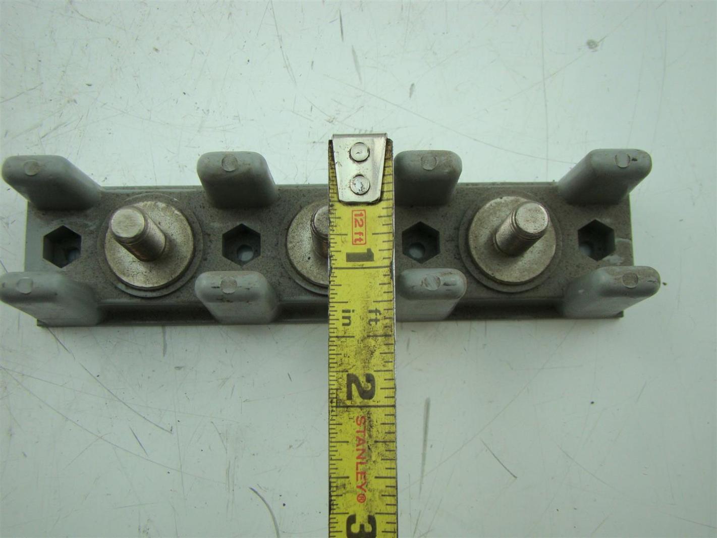 (6) Aircraft 3 Stud Terminal Block MS2721243