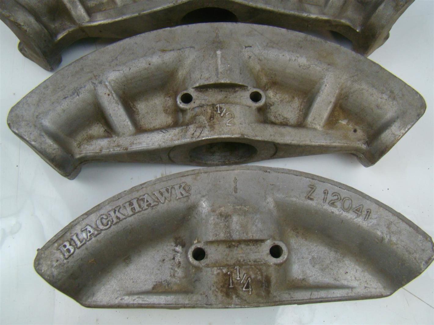 (5 PC SET) Blackhawk Pipe Conduit Bender Dies 11/4" 11/2" 2" 21/2" 3