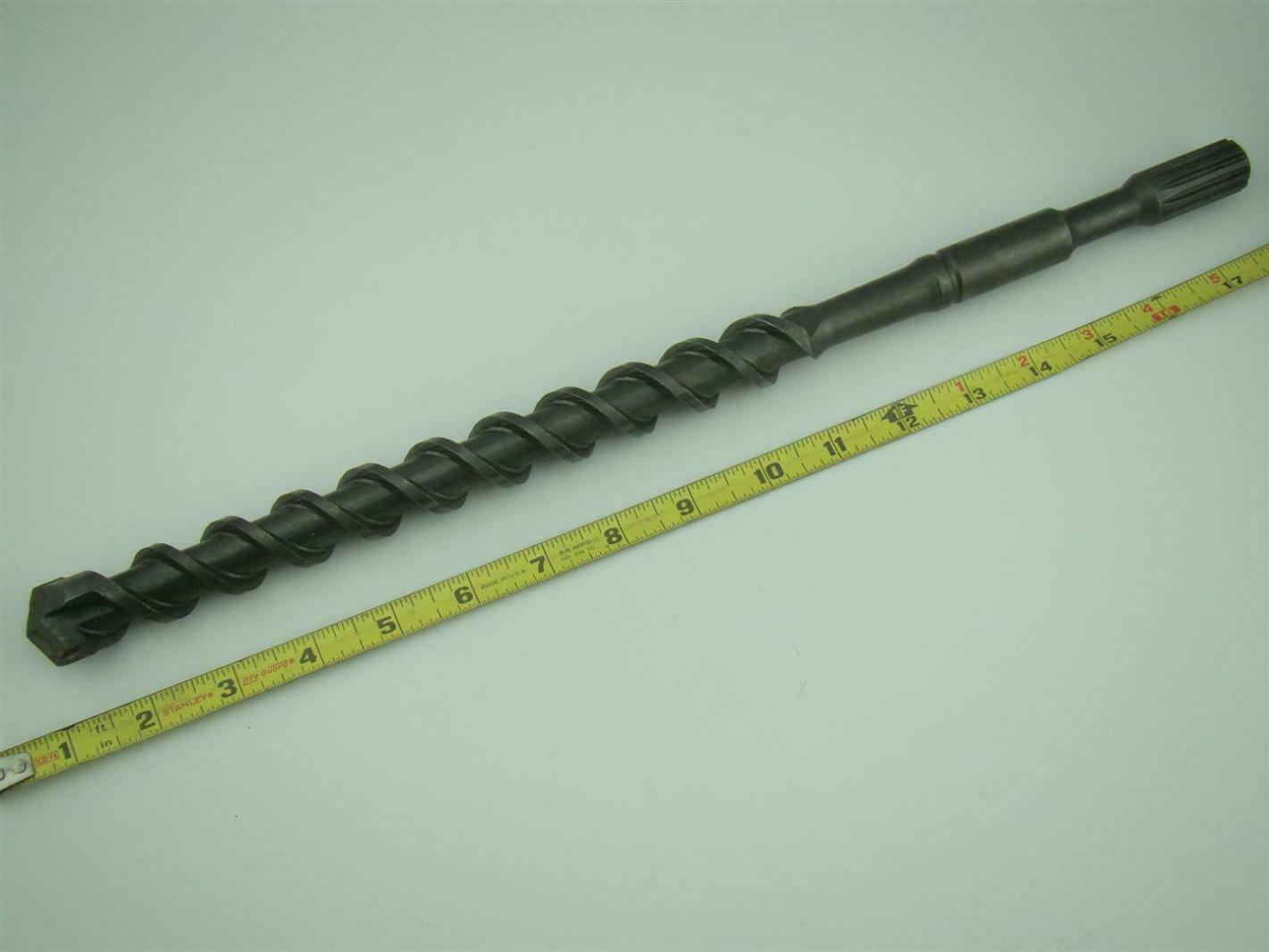 Spline shank 25mm Hammerdrill Masonry bit 12" BD125MM 50174 USA eBay