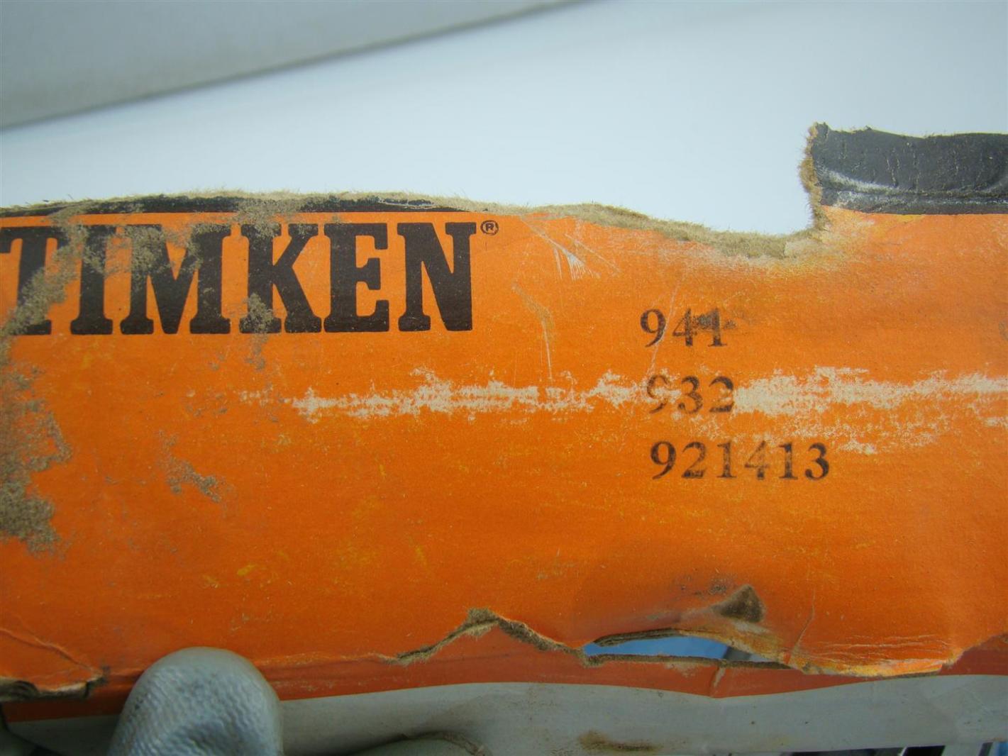 Timken tapered roller bearing 941 932