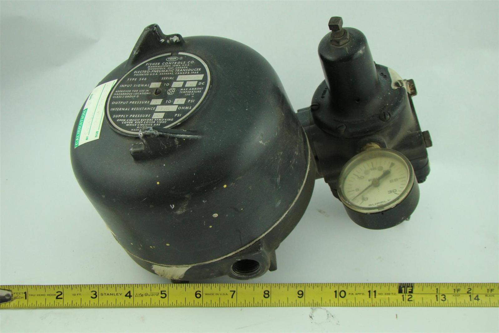 Fisher Controls ElectroPneumatic Transducer 20 PSI 420 MADC 546