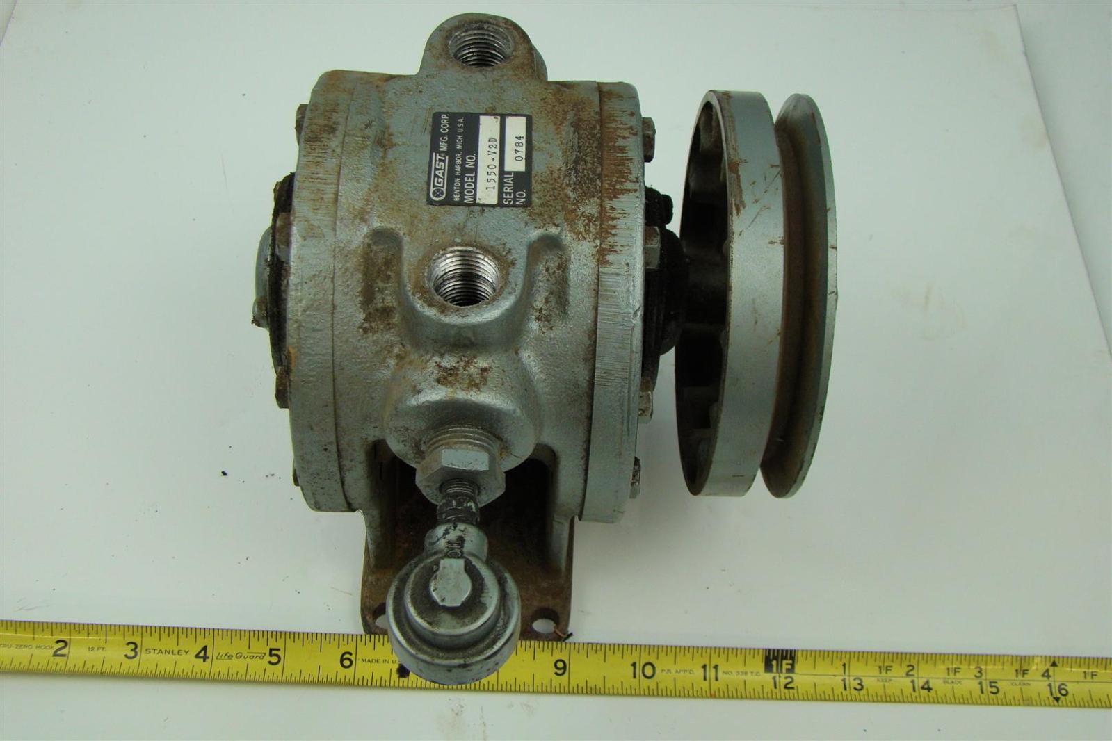 Gast Rotary Vane Vacuum Pump 1550V2D eBay