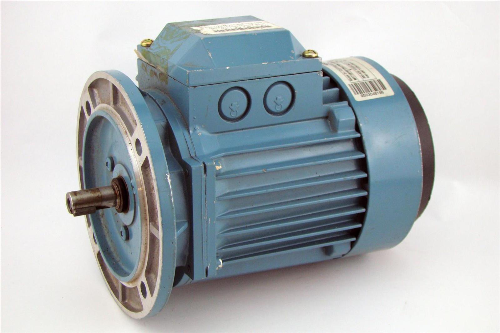 Abb Electric Motor ,250/440v 60Hz,3410 Rpm, .65Kw, 1Hp, 1 5/8"X.55