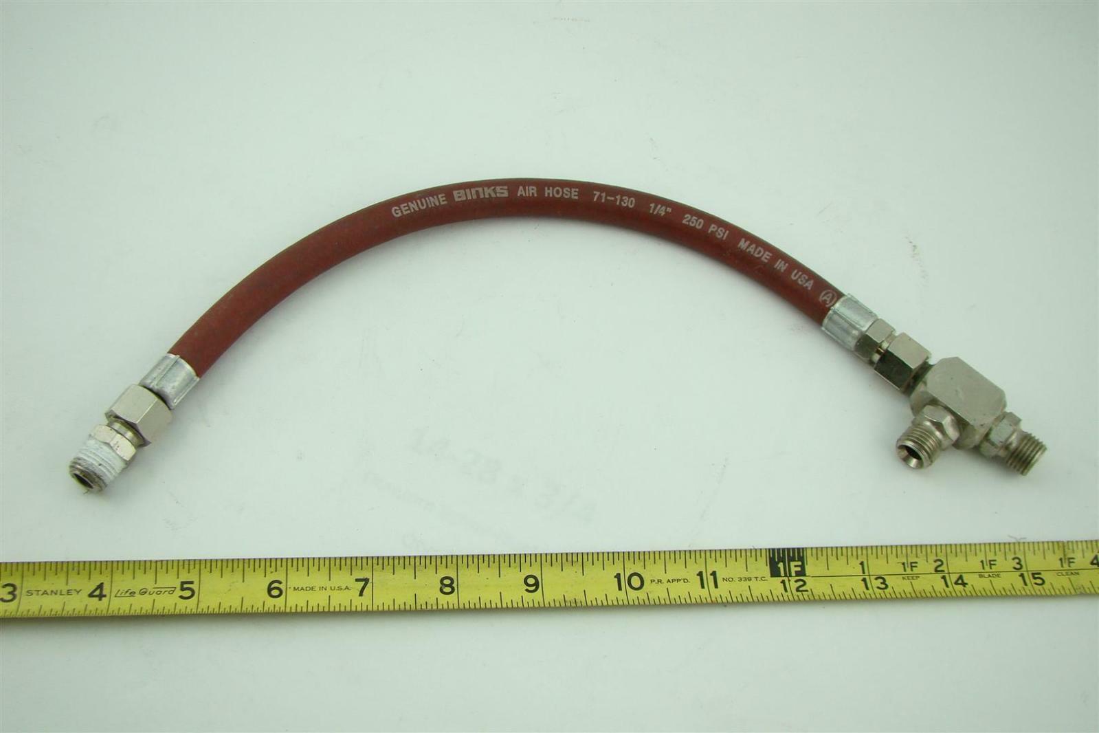 Binks Air Hose 71130, 1/4", 250 Psi, Approx. 15"Long eBay