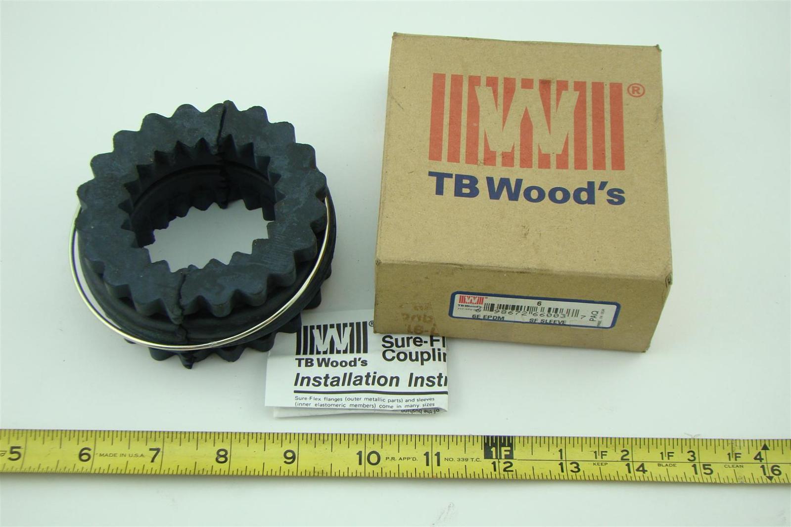 Tb Woods Sf Sleeve, Sure Flex Couplings, 6E Epdm eBay