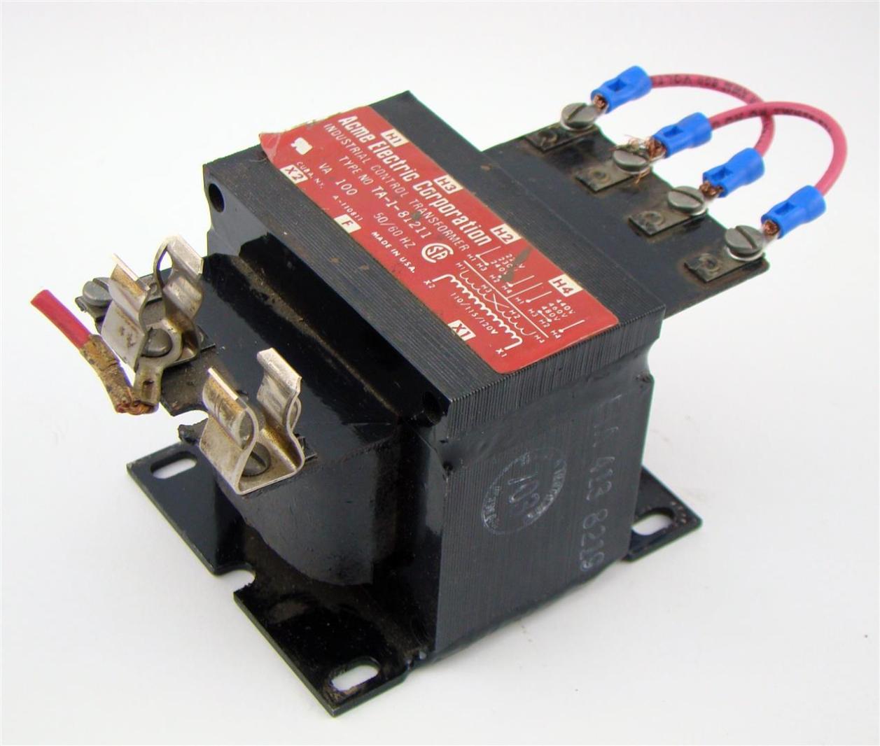 Acme Electric Corp Industrial Control Transformer, Ta181211, 60Hz