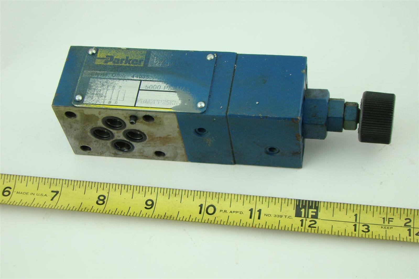 Parker Hydraulic Pressure Reducing Valve 5000 Psi Max Prm2Pp25Kn42 eBay