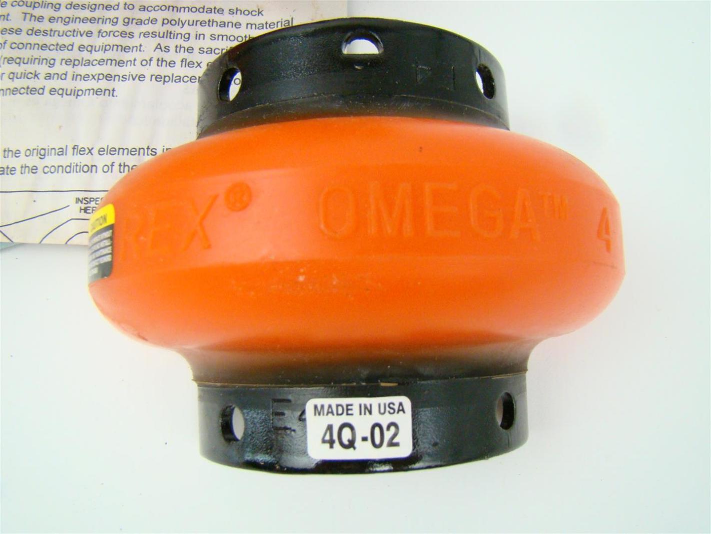 Rexnord Omega Element Couplings 4Q02 7300015 eBay