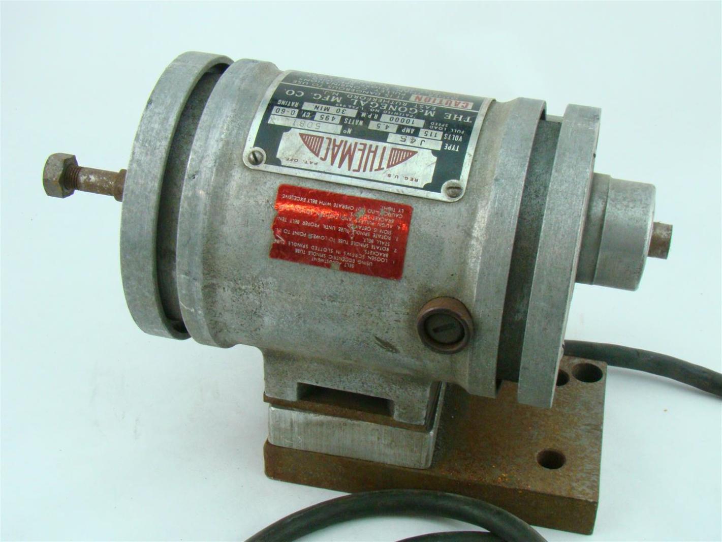 McGonegal Themac Tool Post Grinder 115V 4.5A 10000Rpm J45 5081 eBay
