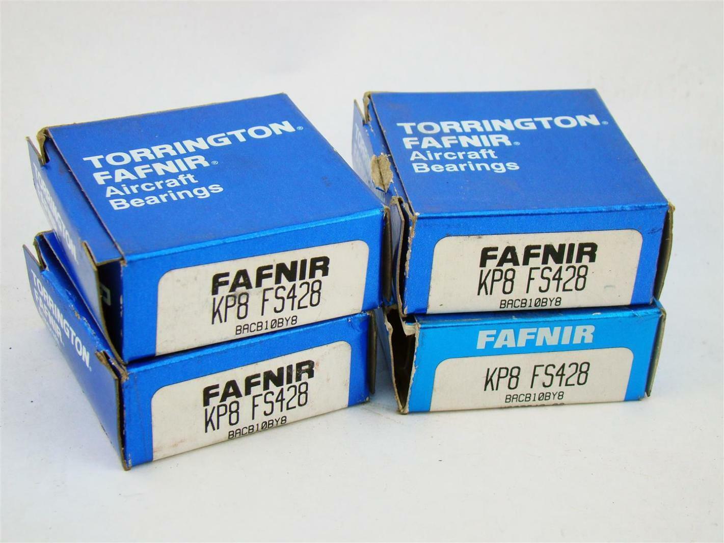 (4) Torrington Fafnir Aircraft Bearings BACB10BYB KP8 FS428 eBay