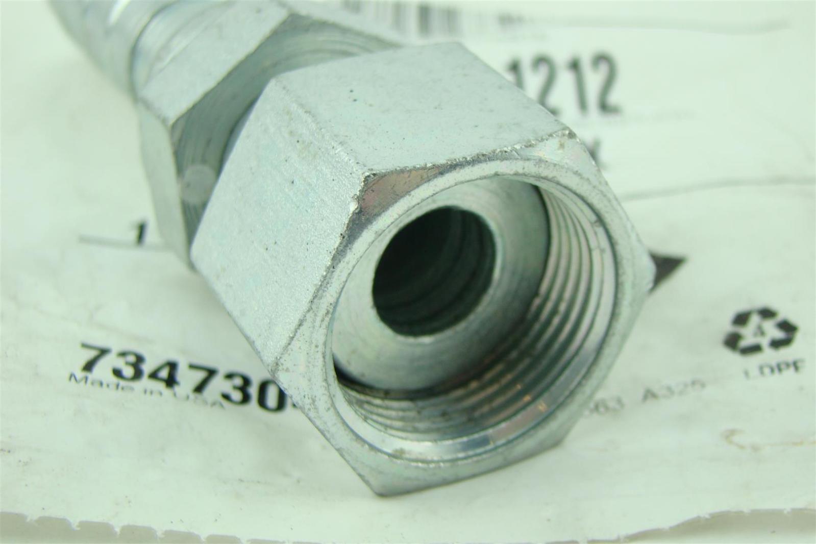 Gates Female FlatFace ORing Swivel Hydraulic Fittings 12GS12FForx