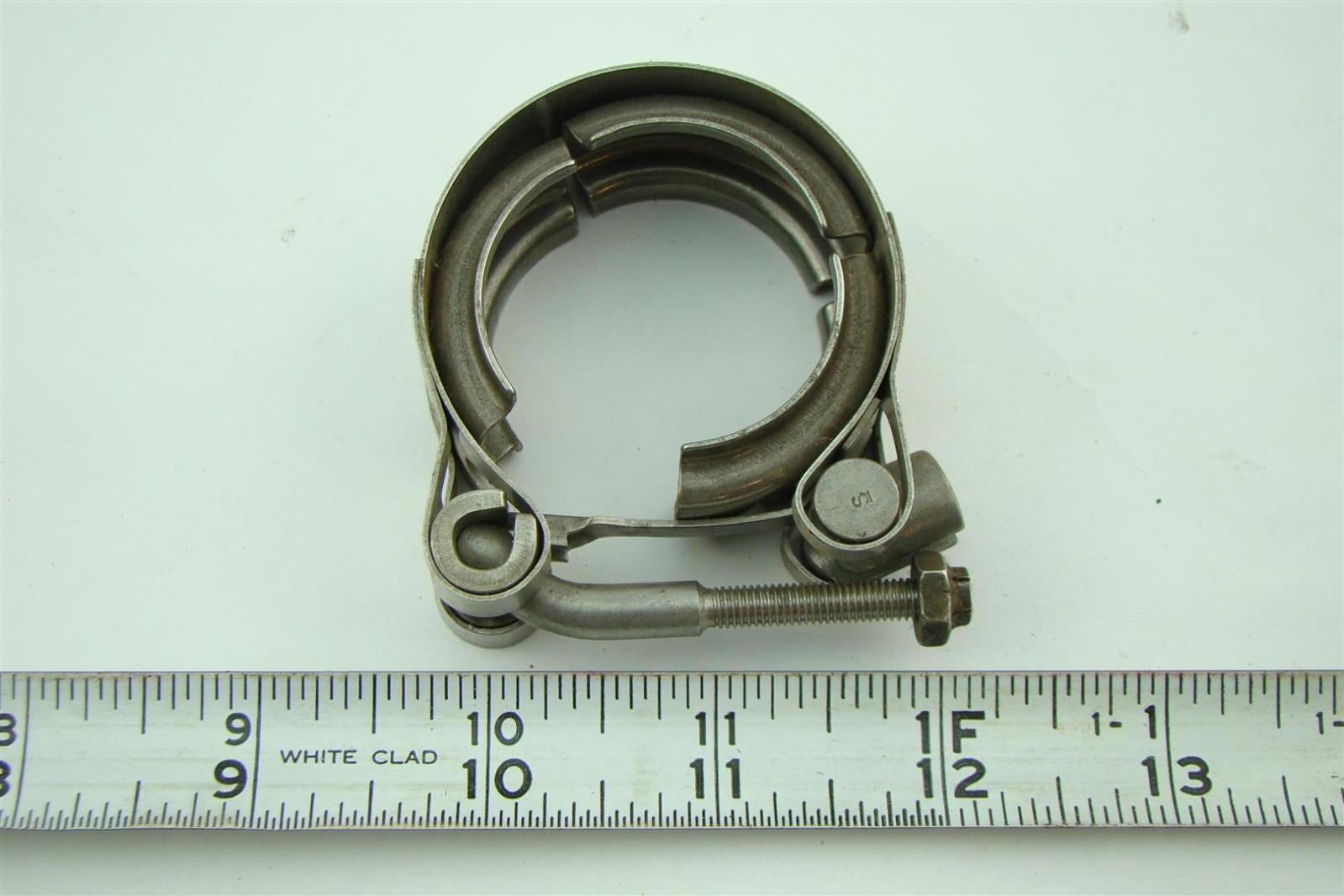 ClampCo 11/4" VBand Clamp SS Aerospace Exhaust w/ quick release latch