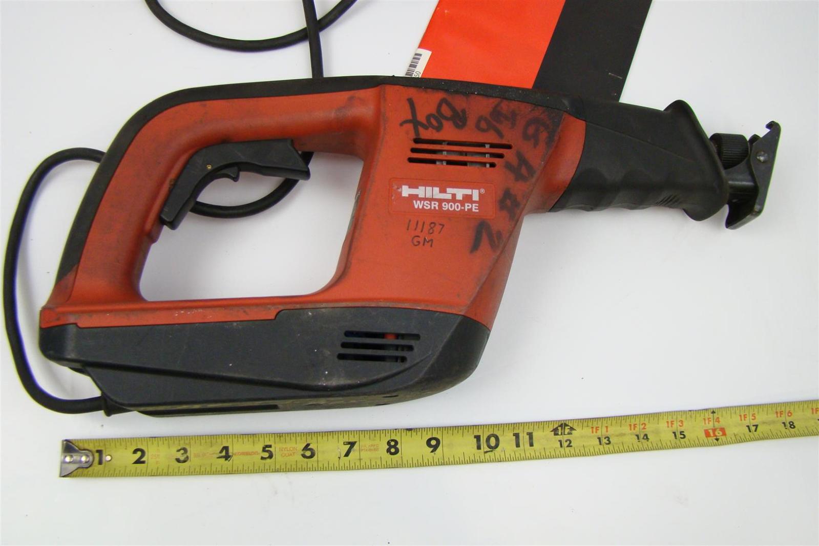 Hilti Orbital Reciprocating Saw with Pipe Vise 900W 8.5A 120V WSR 900