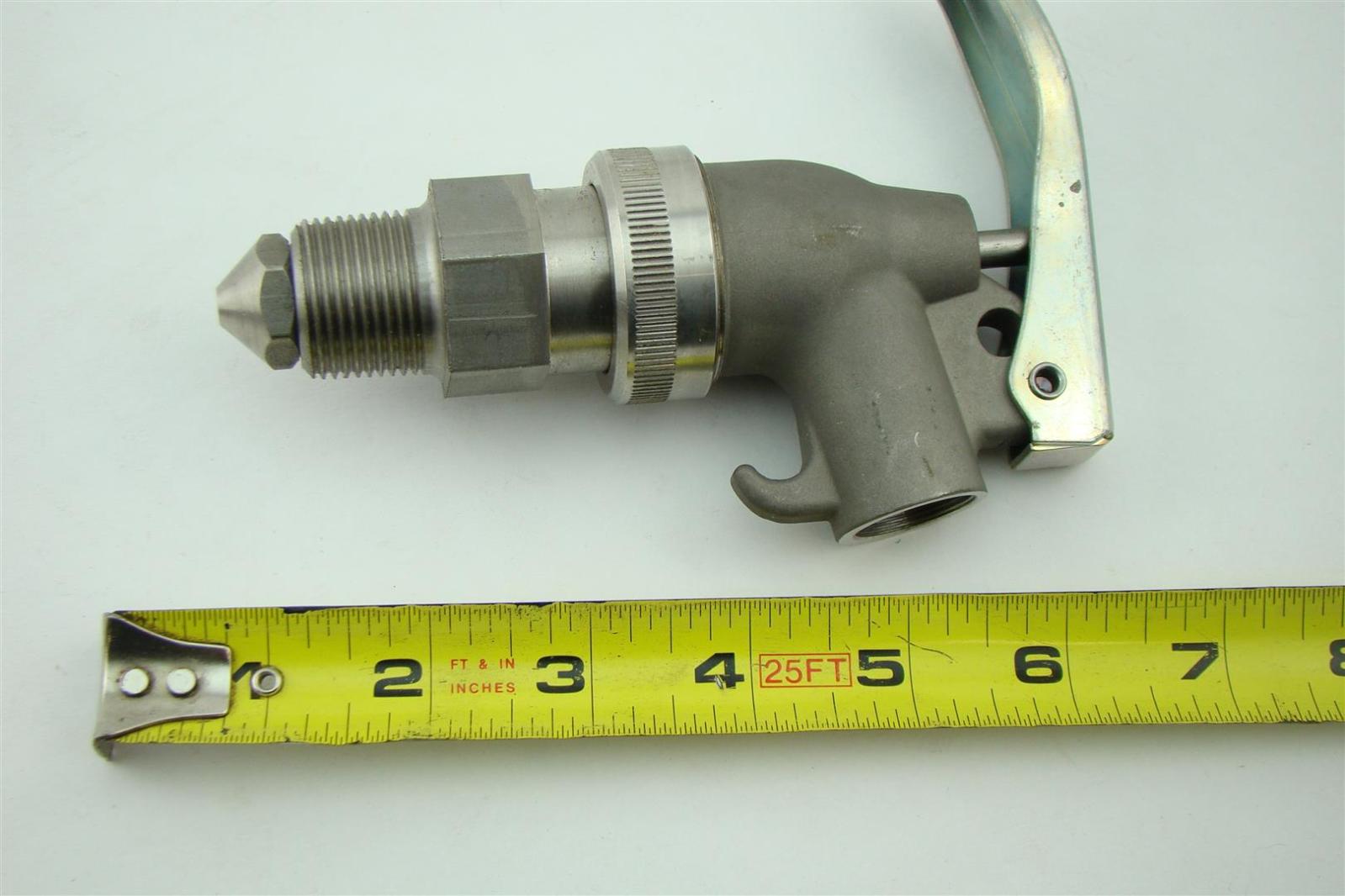 FM Justrite Adjustable Stainless Drum Faucet eBay