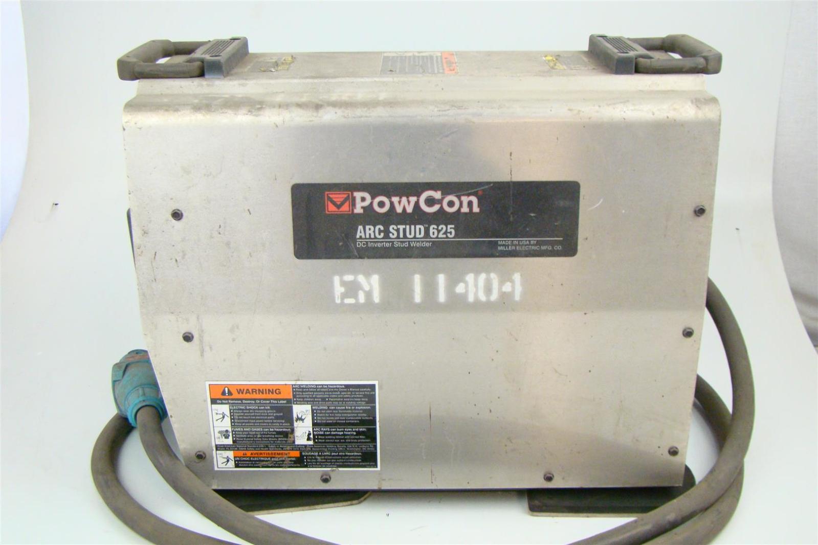 Miller PowCon DC Inverter Stud Welder ARC STUD 625 480v 907222 eBay