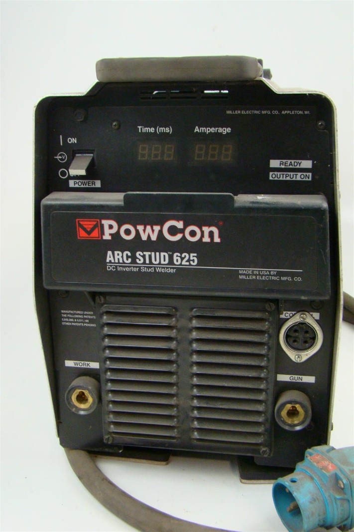 Miller PowCon DC Inverter Stud Welder ARC STUD 625 480v 907222 eBay