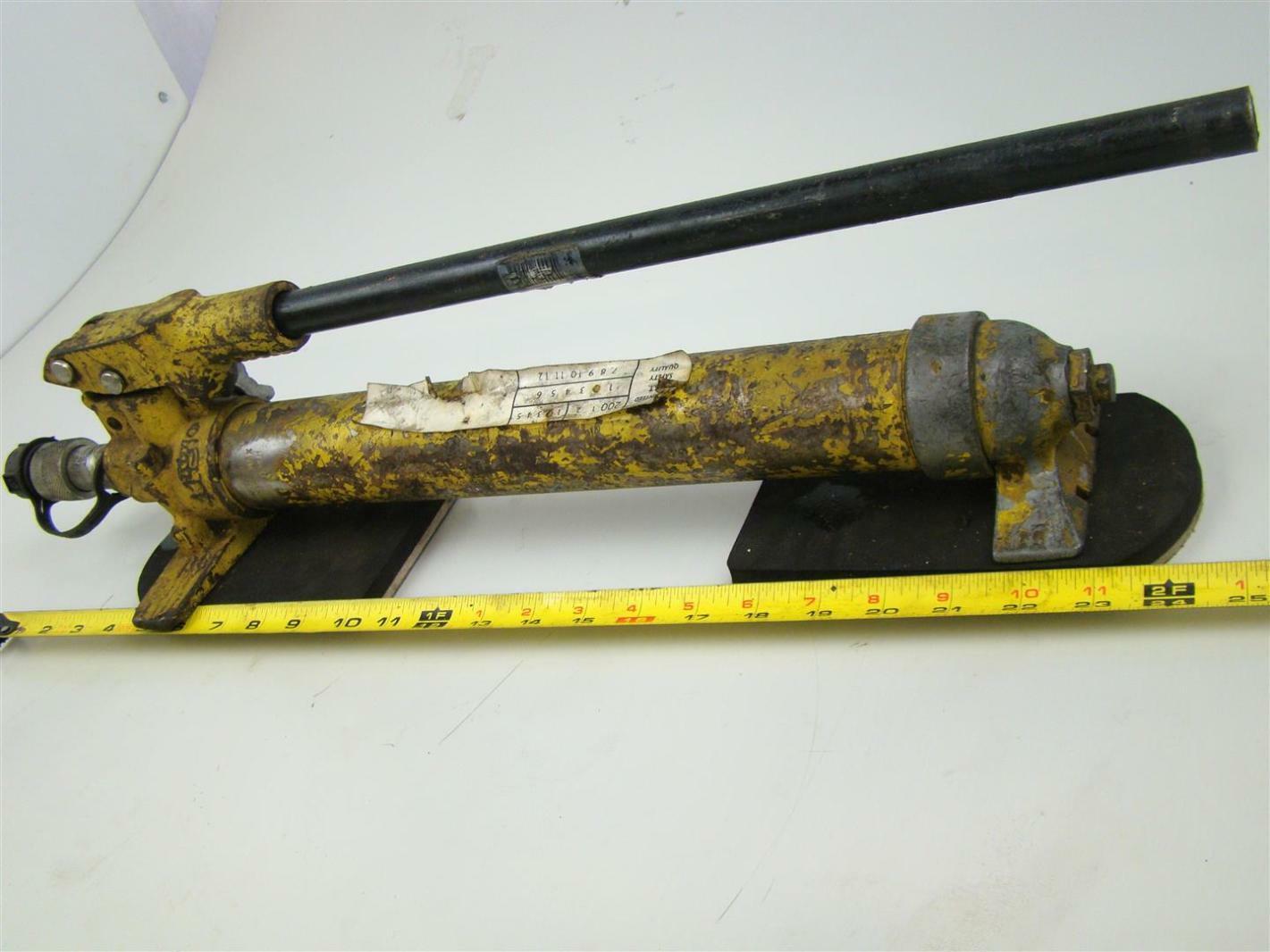 hydraulic p-39 pump P39H1004M Hand Pump Joseph Hydraulic ENERPAC Fazzio hydraulic p-39 pump P39H1004M Hand Pump Joseph Hydraulic ENERPAC Fazzio