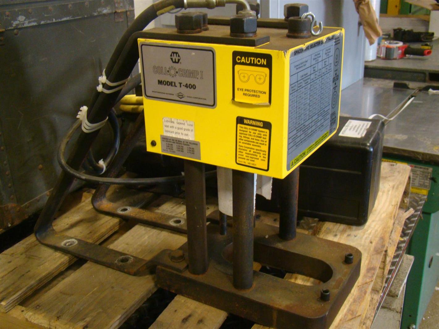 Weatherhead Lawson CollOCrimp I Hydraulic Hose Swage Press Model T