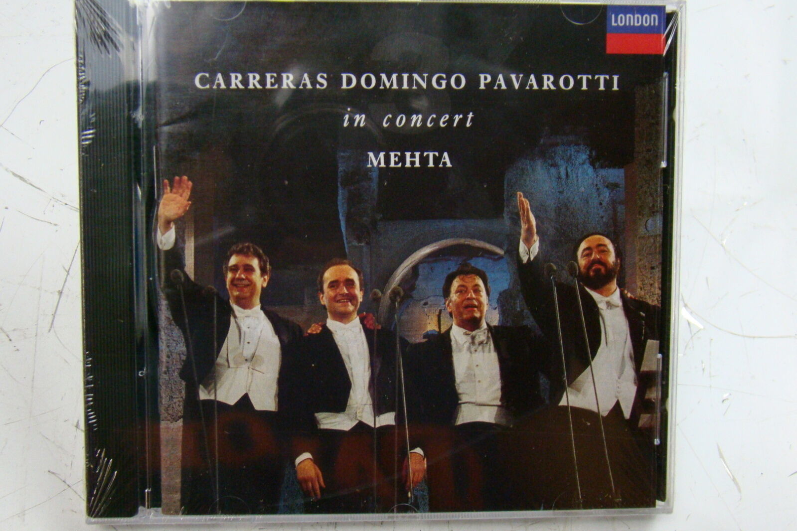 The Three Tenors Carreras Domingo Pavarotti in Concert New Audio CD The Three Tenors Carreras Domingo Pavarotti in Concert New Audio CD