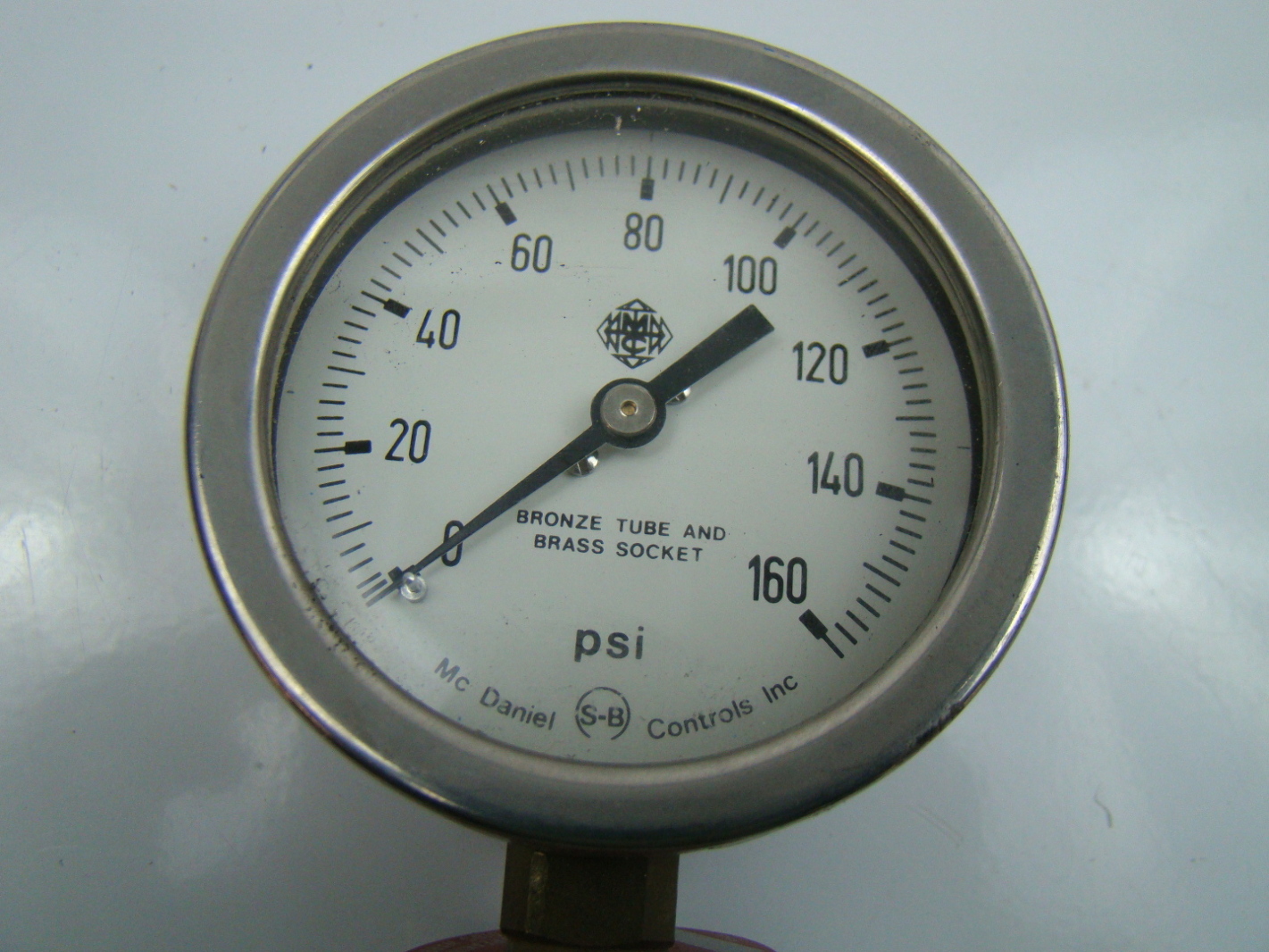 Mc Daniel Controls 160 PSI Stainless Pressure Gauge 1/8"NPT W14A5