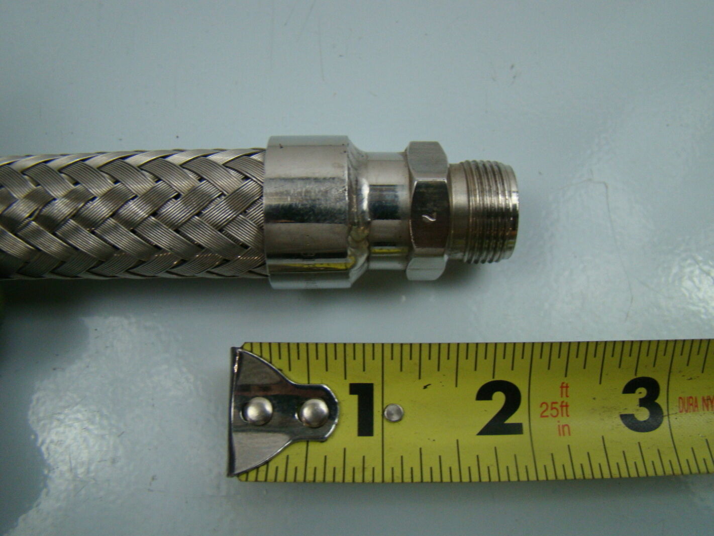 Stainless Steel Braided Hose 1" x 48" Length eBay