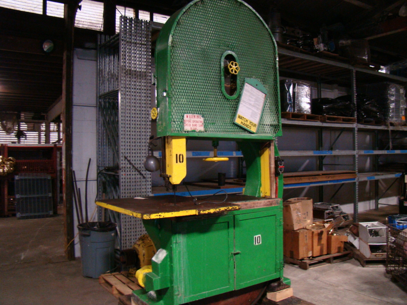 BIG Vertical Bandsaw 35" x 48" Table 40" Throat 15HP 220/240v eBay