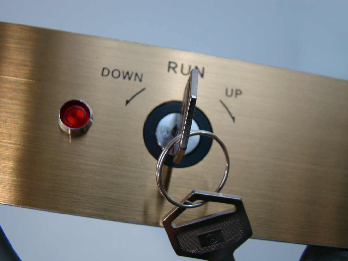 2 Position Elevator Key Switch Assembly Brass Face Plate AH165J1E eBay