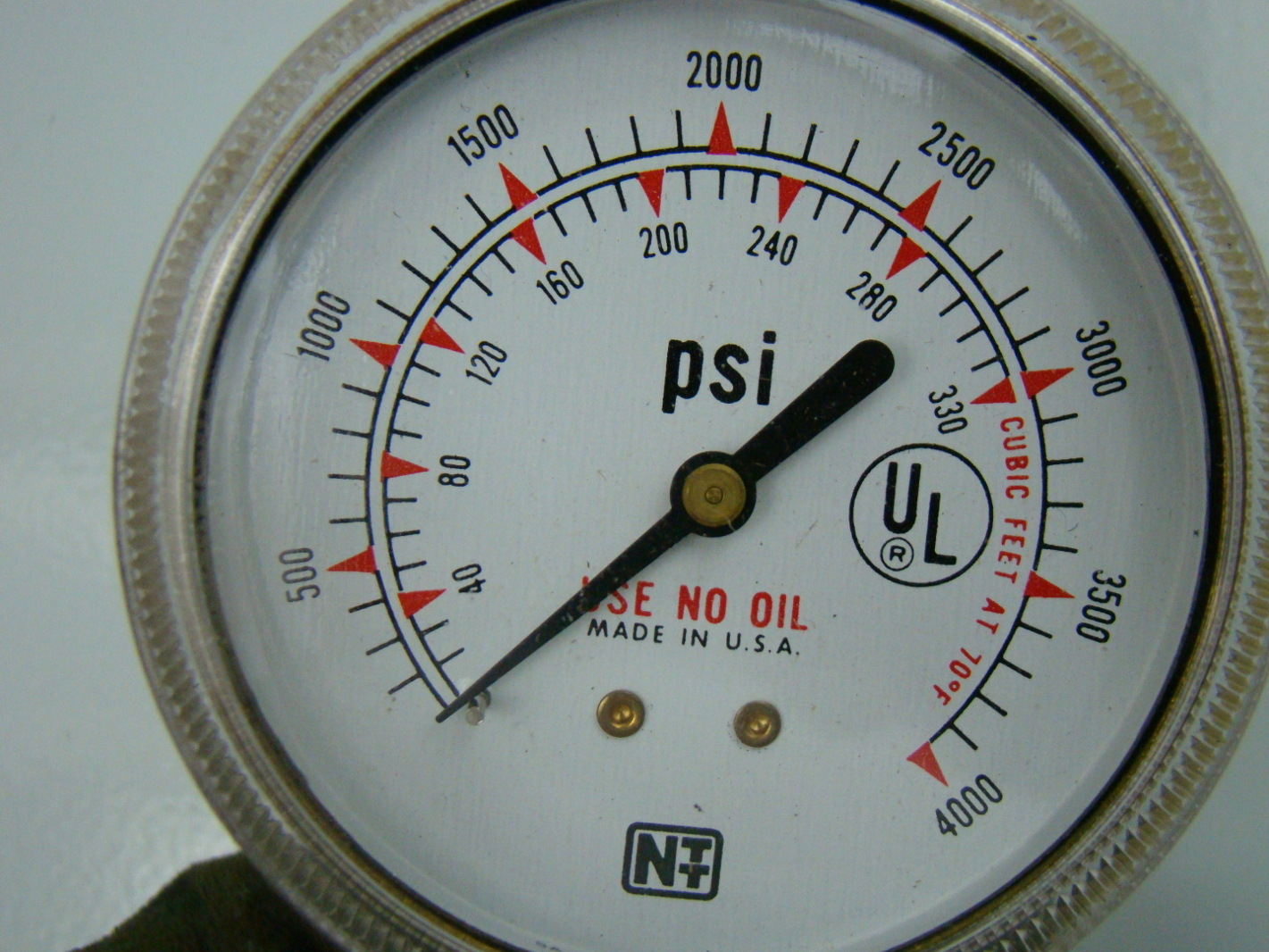 NTT 1/2" 4000 psi Pressure Gauge eBay