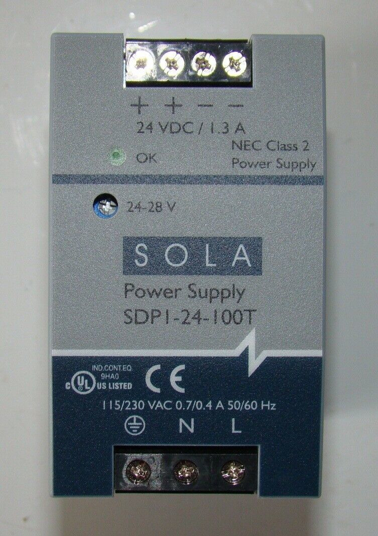 Sola, Power Supply 24v SDP124100T eBay