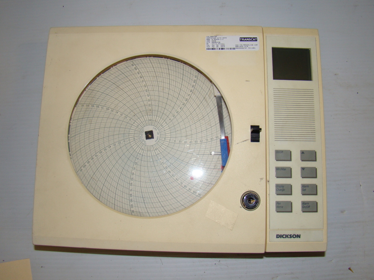 8" Dickson, Transcat, Chart Recorder THDX eBay
