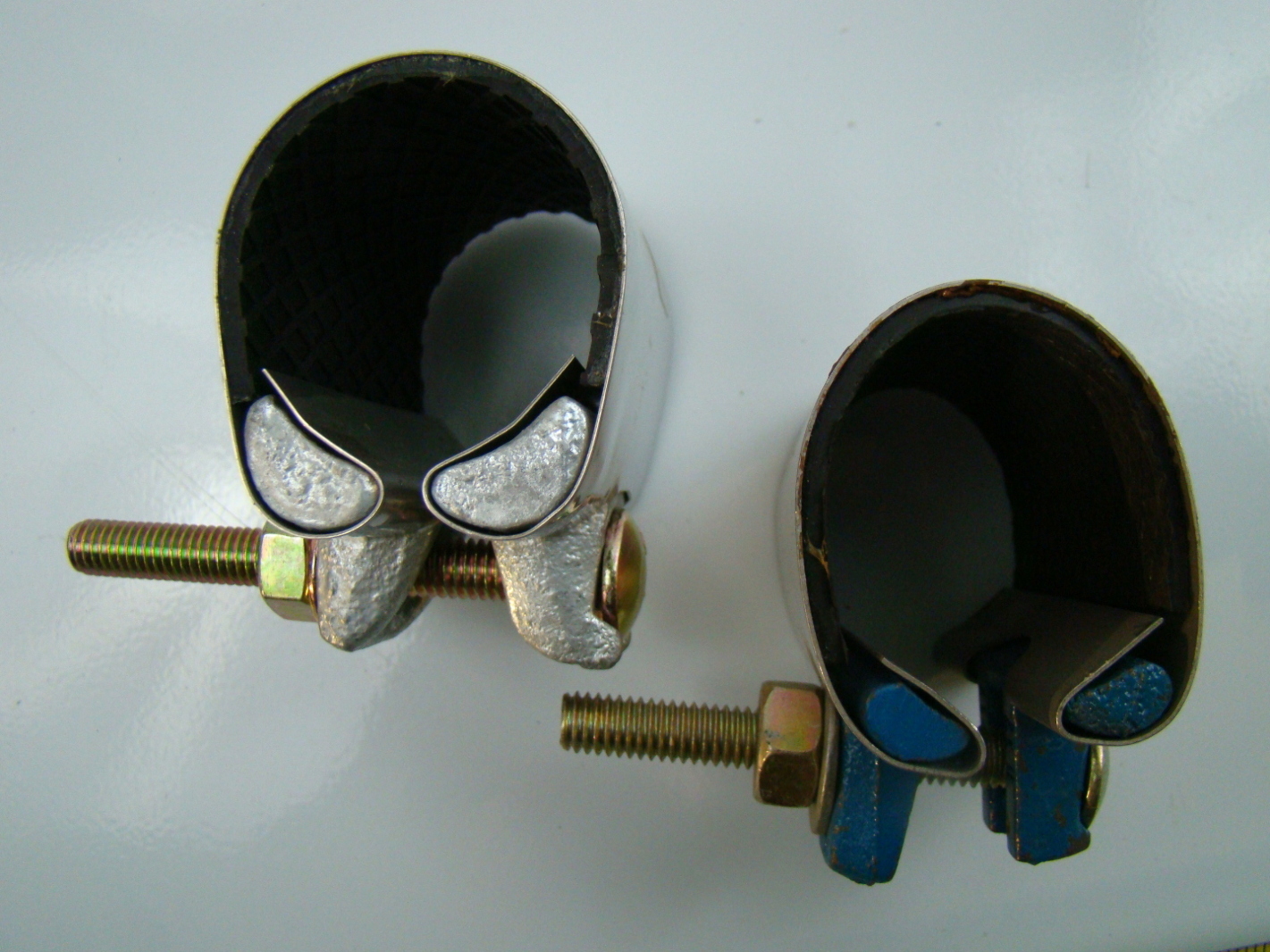 (2) Smith Blair 11/2" x 3" Stainless Pipe Repair Couplings eBay