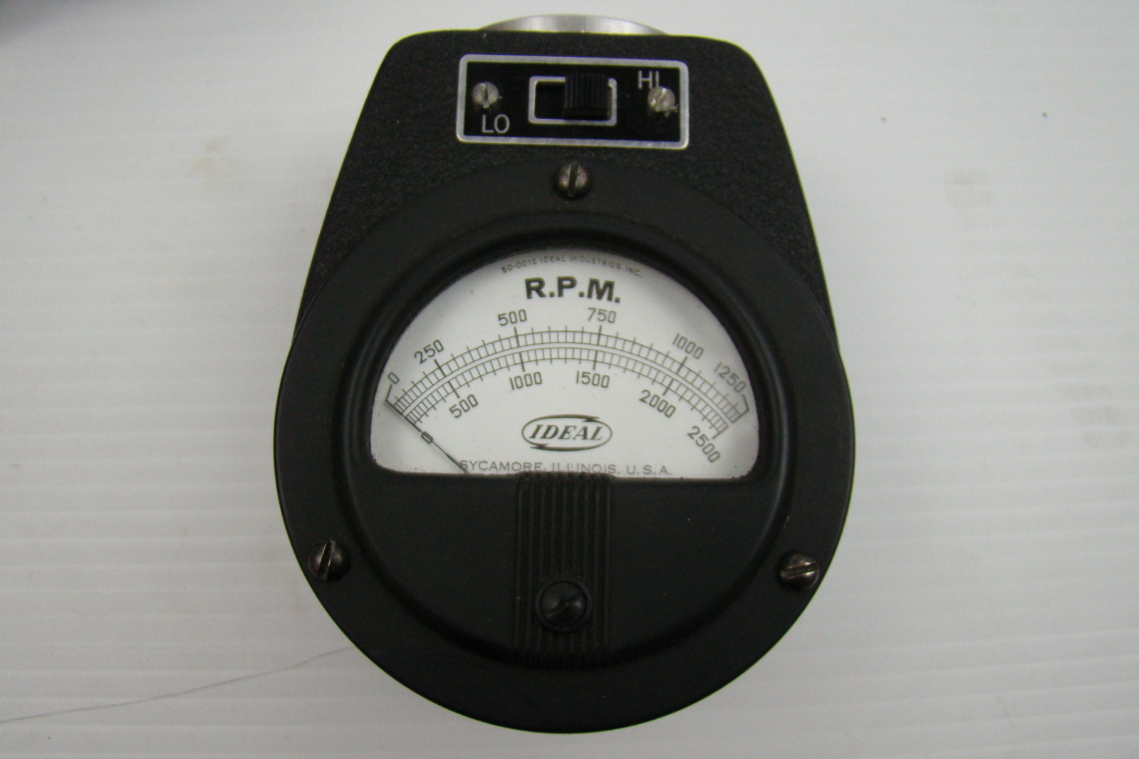 Ideal Electric Tachometer 50001 02500 Rpm
