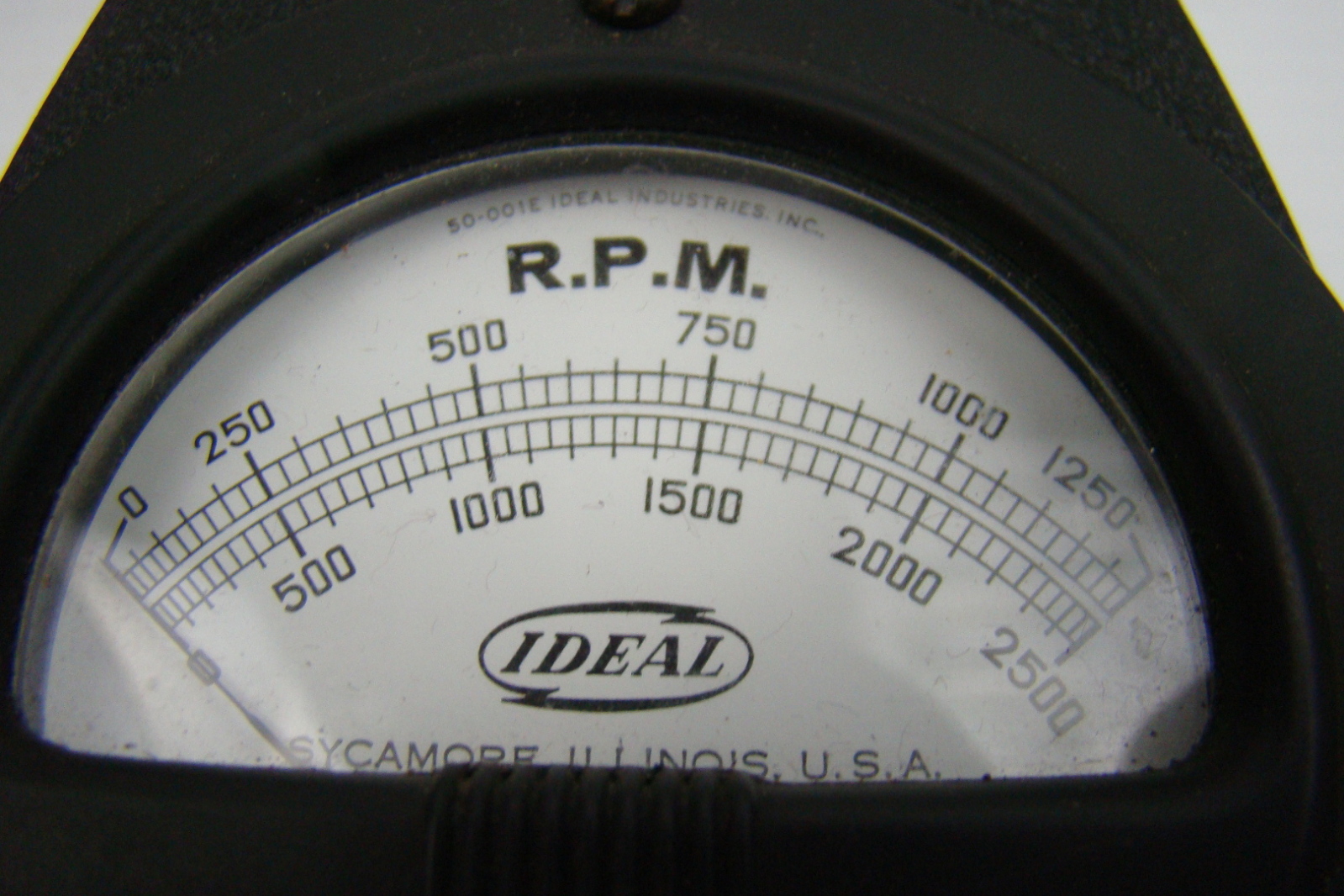 Ideal Electric Tachometer 50001 02500 Rpm
